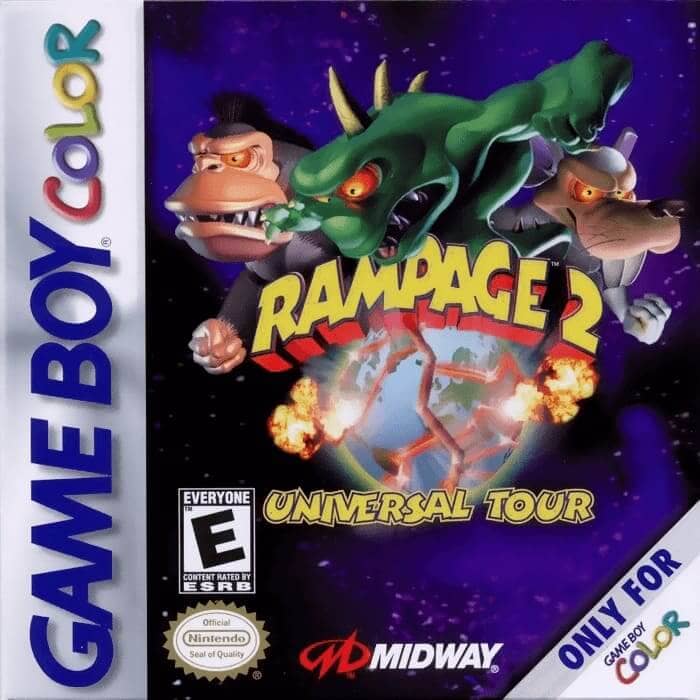 Rampage 2: Universal Tour - Gameboy Color ROM Download